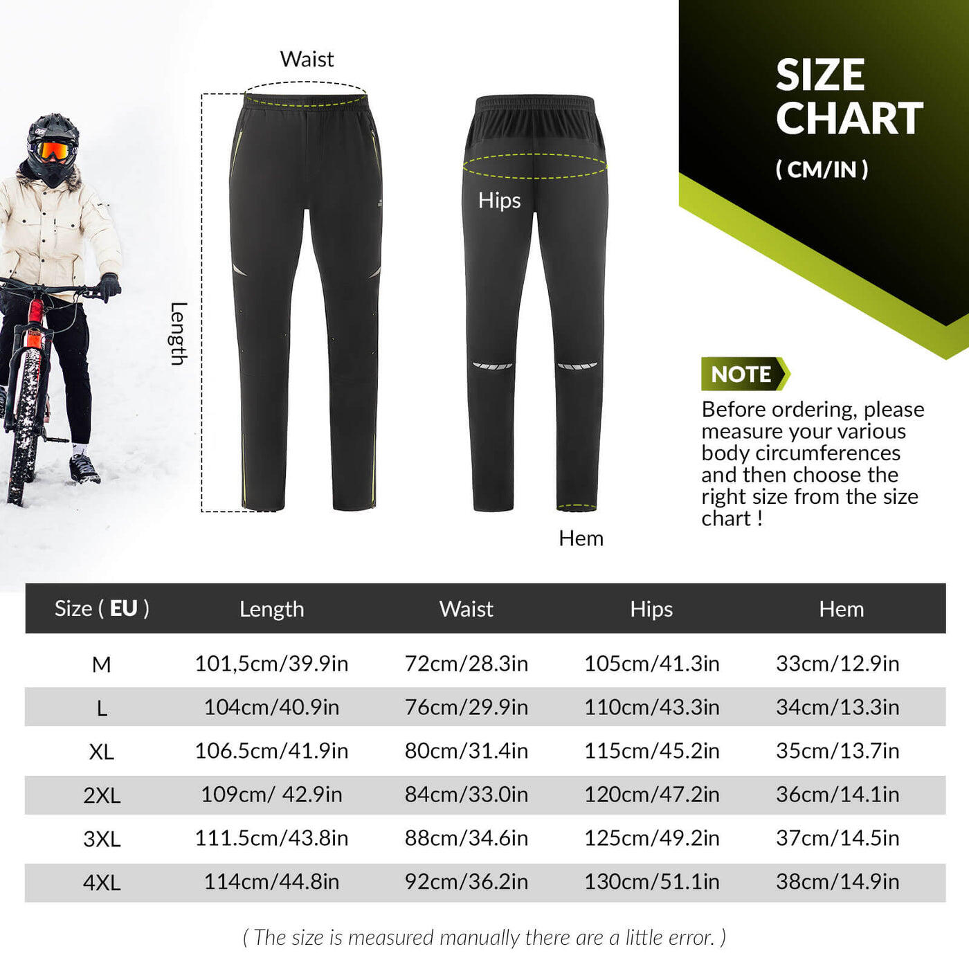 Winter thermische fiets-/hardloopbroek 3/3