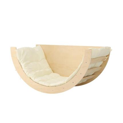 Arche d’Escalade Deryan Bois avec Coussin - Montessori - Pont - Table Dessin