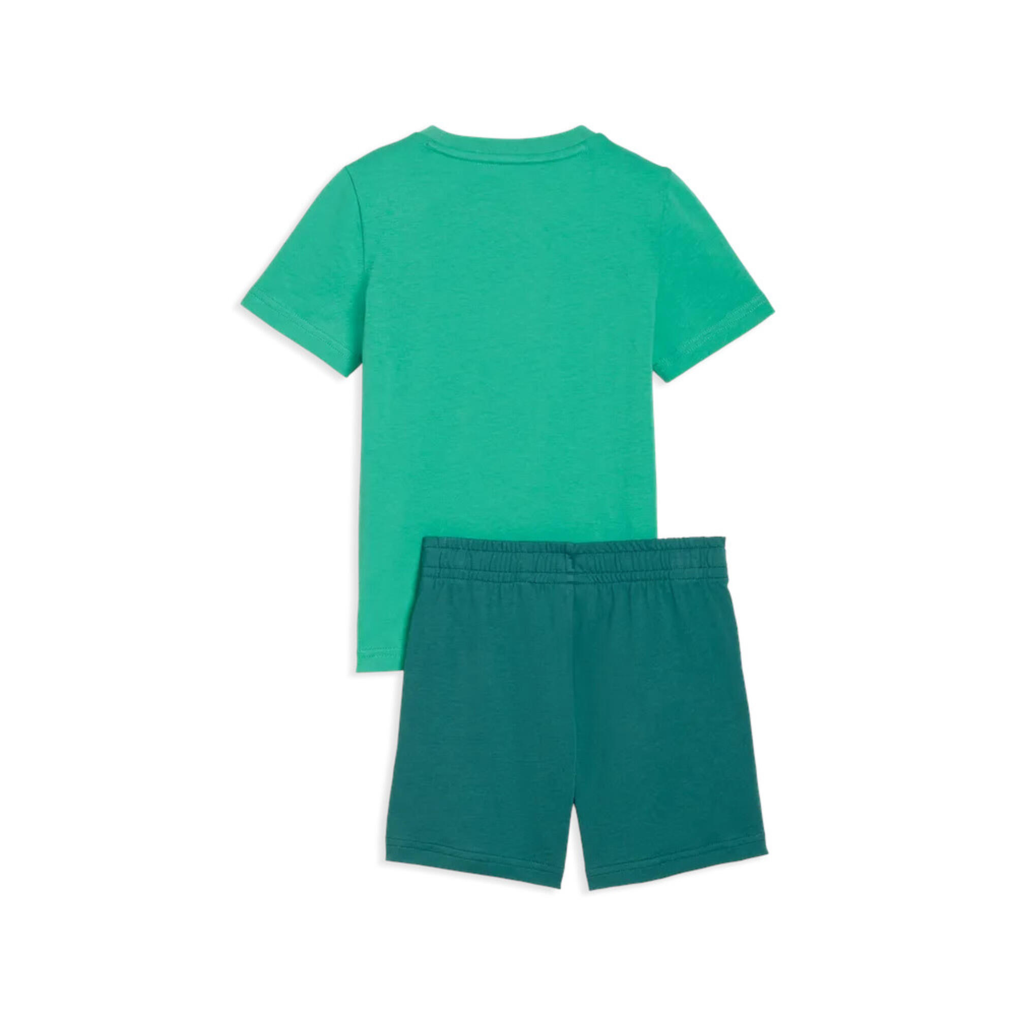 Conjunto PUMA niño Ess No.1 Logo Tee 21 verde 685240-40 2/5