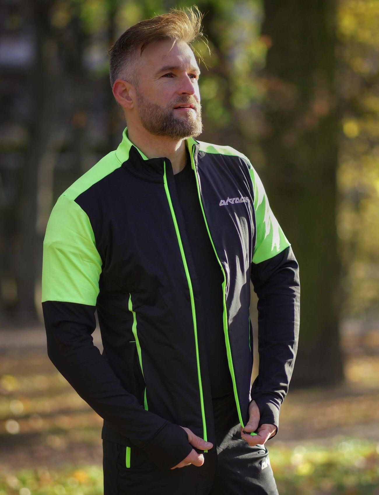 Herren Winter Thermallaufset (2-tlg.) Pro Line Laufshirt Langarm + Laufhose Lang 2/4