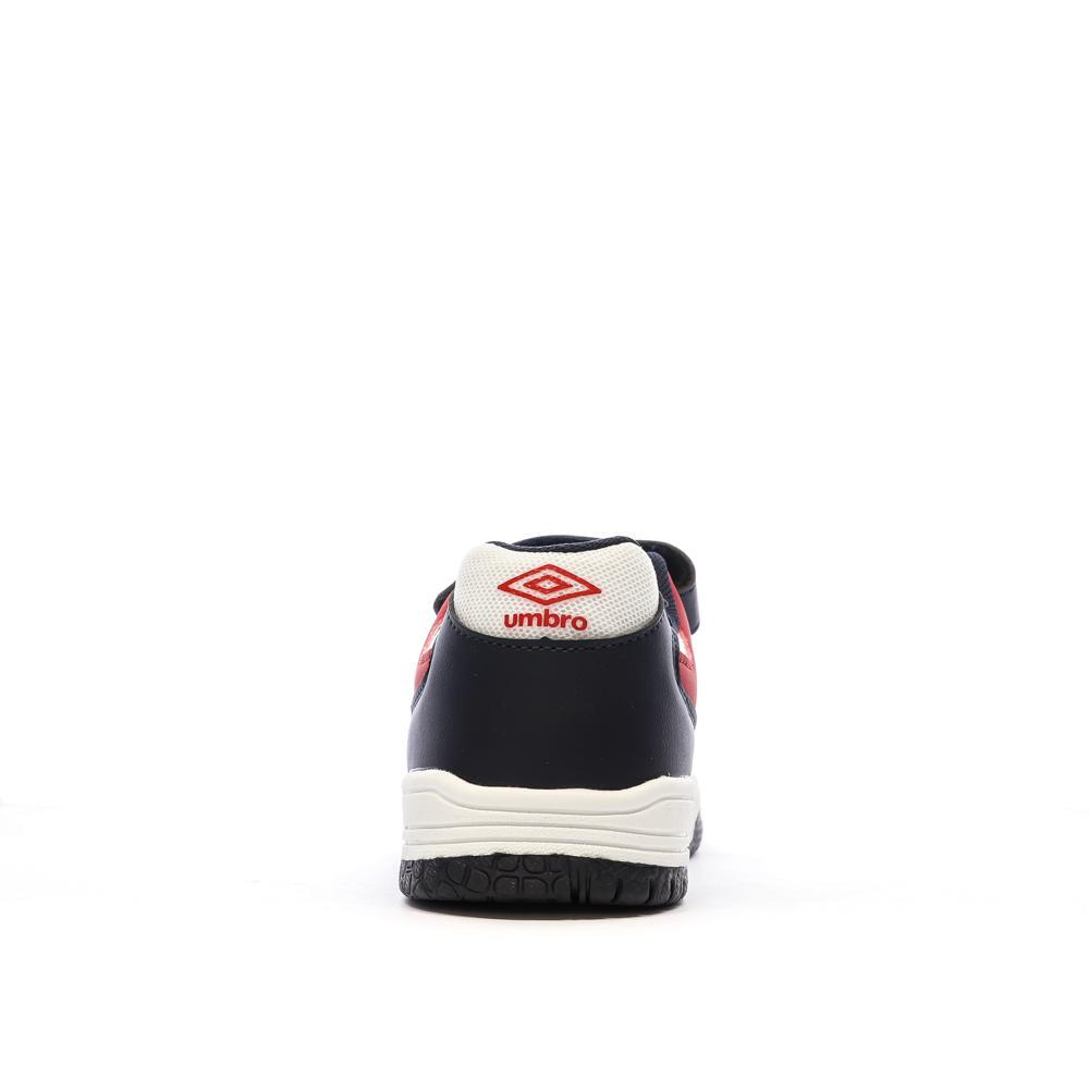Umbro Travys Jongens Sneakers Wit/Rood/Marine 3/7