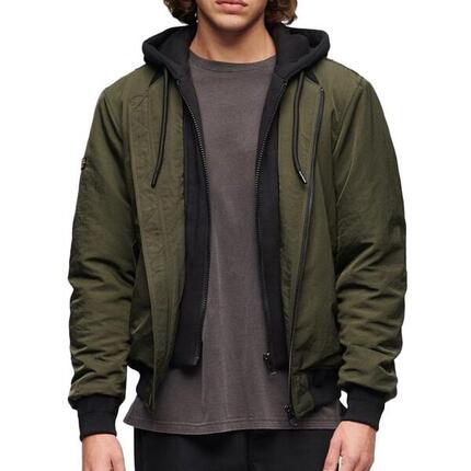 Superdry Herren Kapuzenjacke Khaki