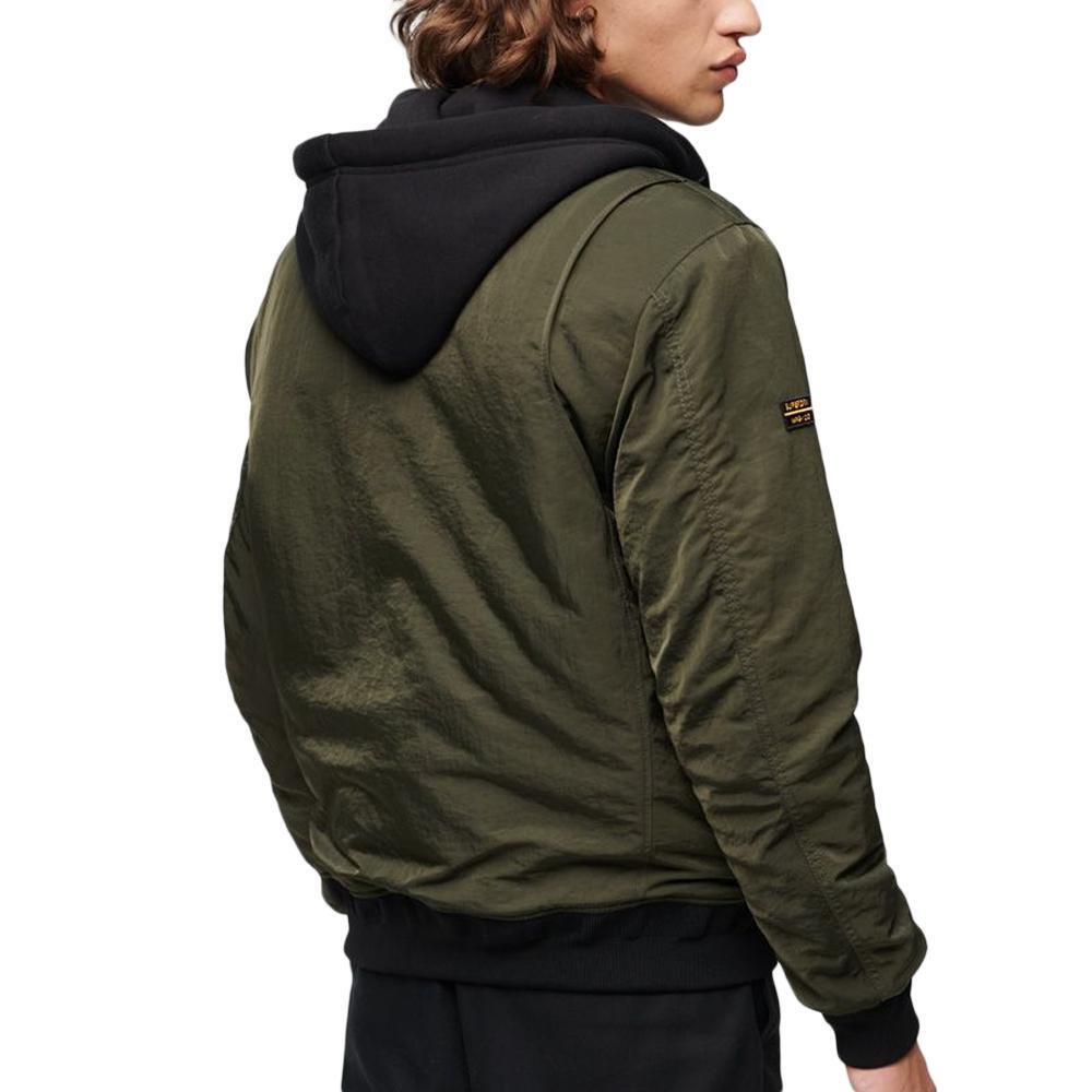 Veste Kaki Homme Superdry Hooded 3/6