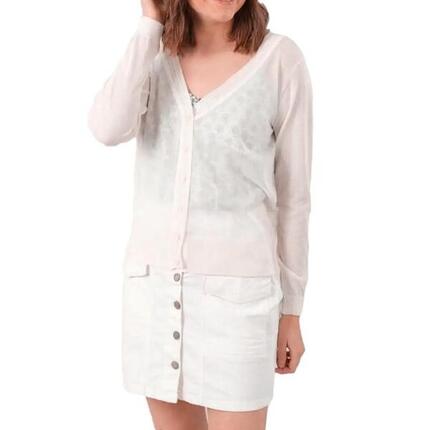 Gilet Écru dentelle Femme Deeluxe Milsa