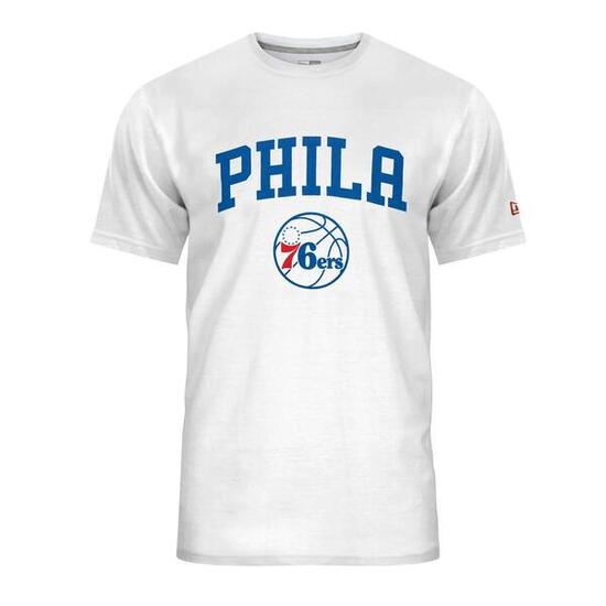 New Era Heren T-shirt Wit/Blauw 11546141
