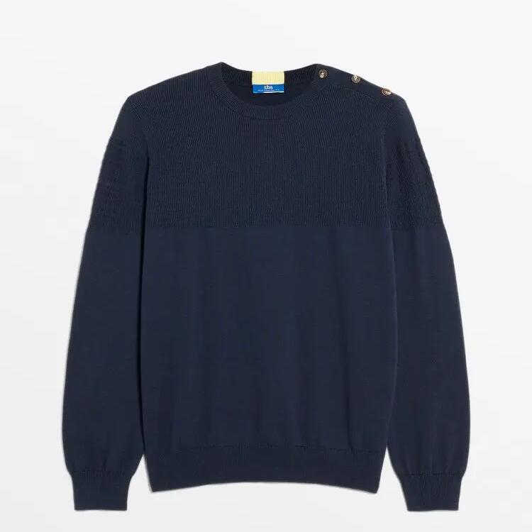 Men's TBS Hericpul Marine Jumper