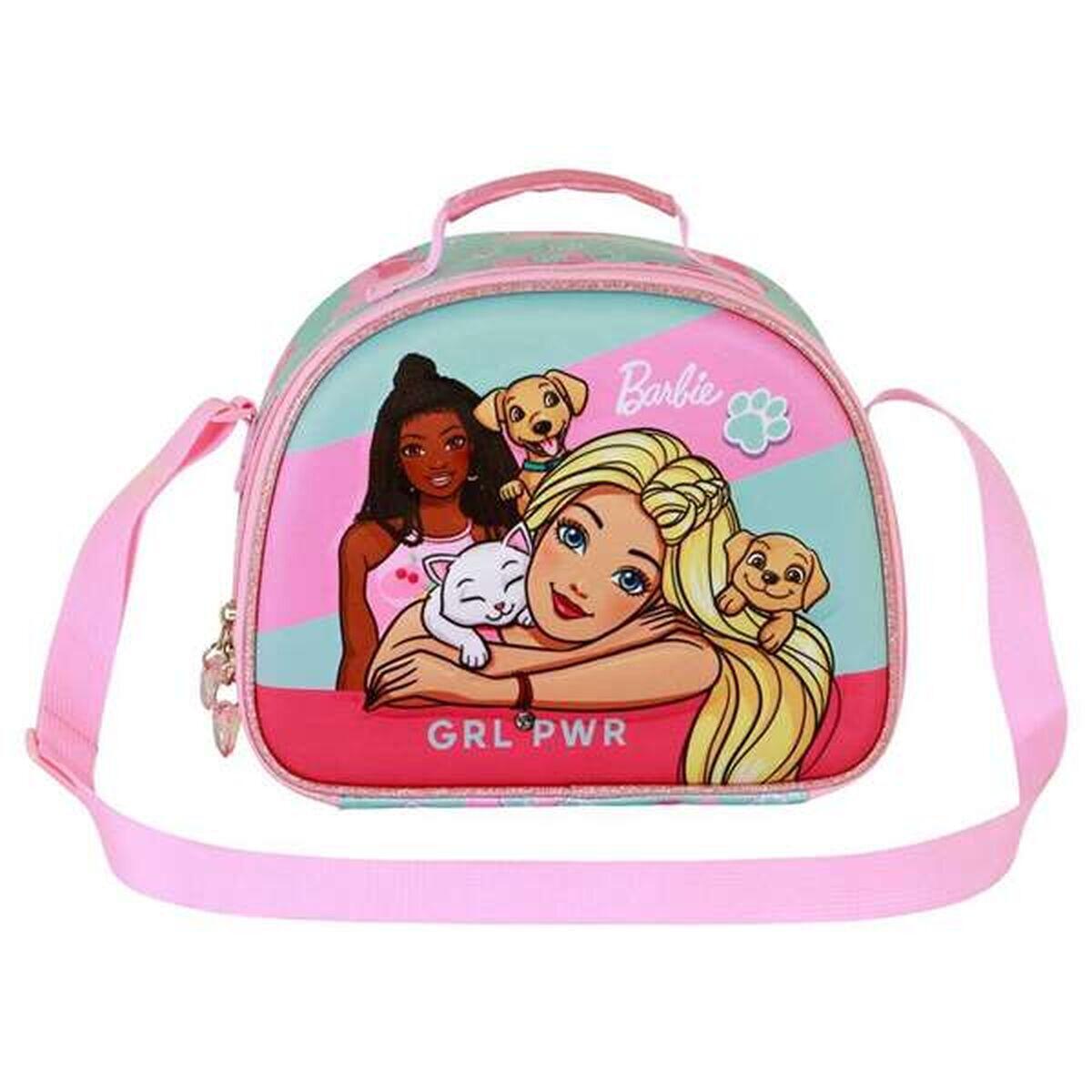 Lancheira BARBIE Cor de Rosa 3/4