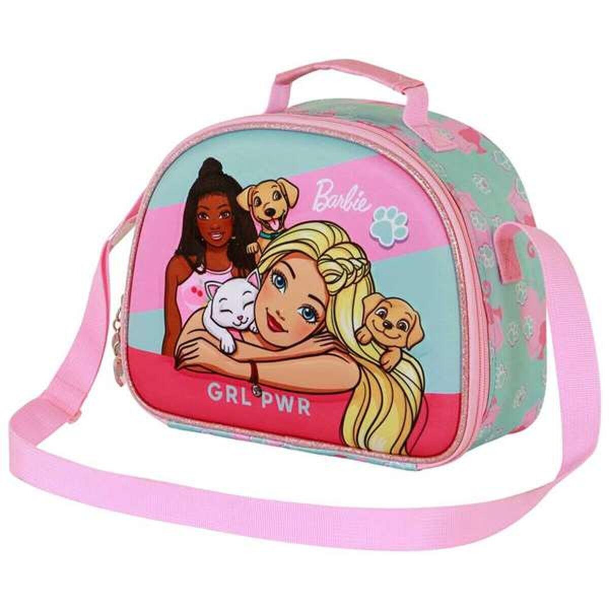 Lancheira BARBIE Cor de Rosa 2/4