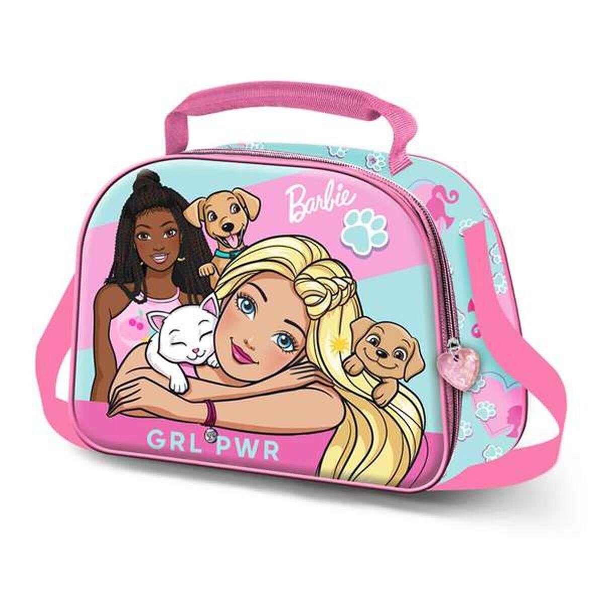 Lancheira BARBIE Cor de Rosa 1/4