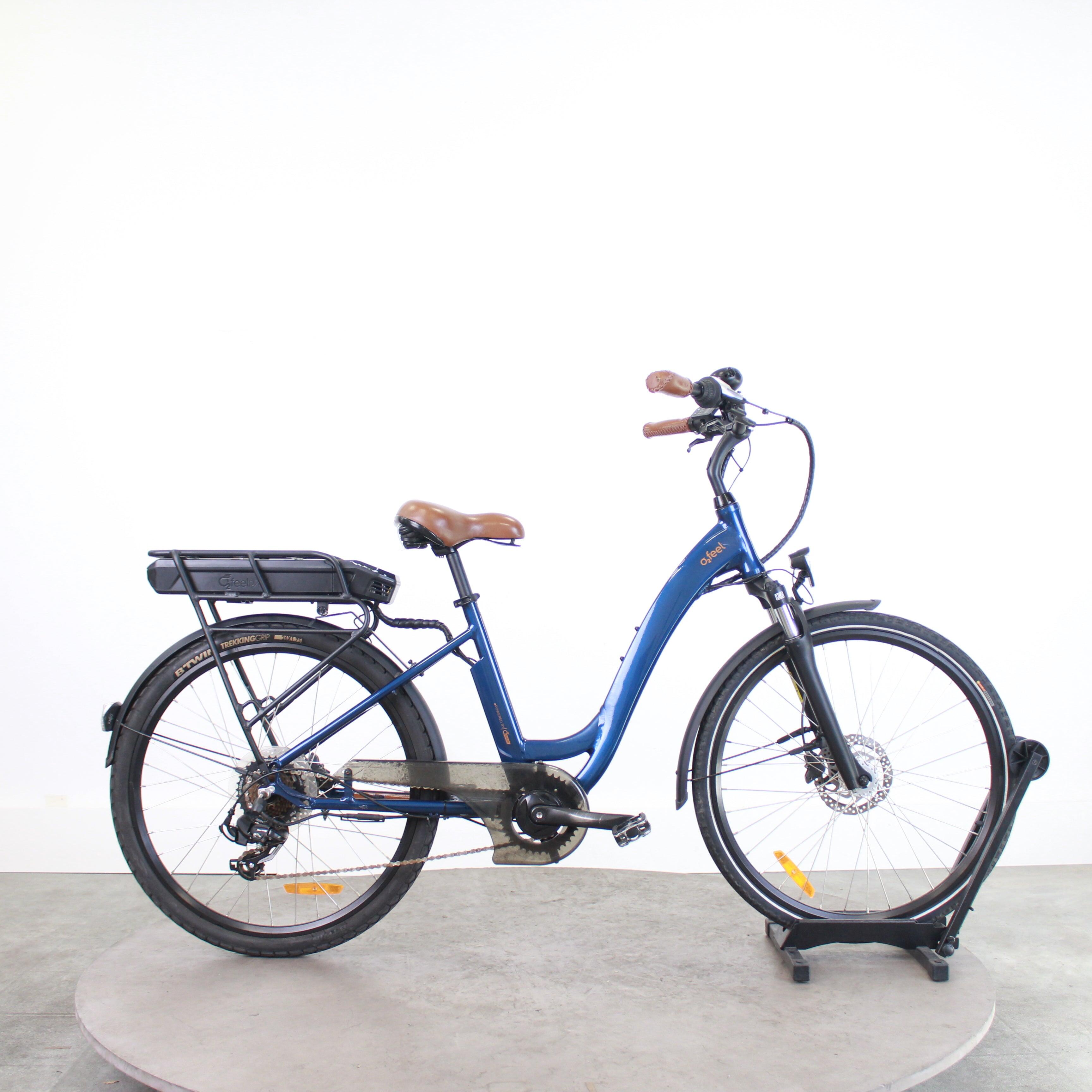 O2feel - Reconditionné - Ville Électrique Vog Origin 2.1 - Excellent État - Vélo Ville - Bleu - S - Decathlon