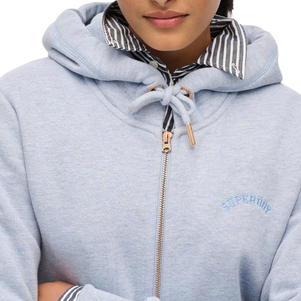 Sweat Zippé Gris Femme Superdry Essential 2/2