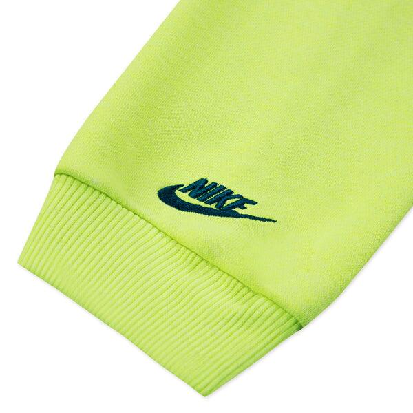 Tuta bambino nike fleece - giallo fluo/blu 3/4