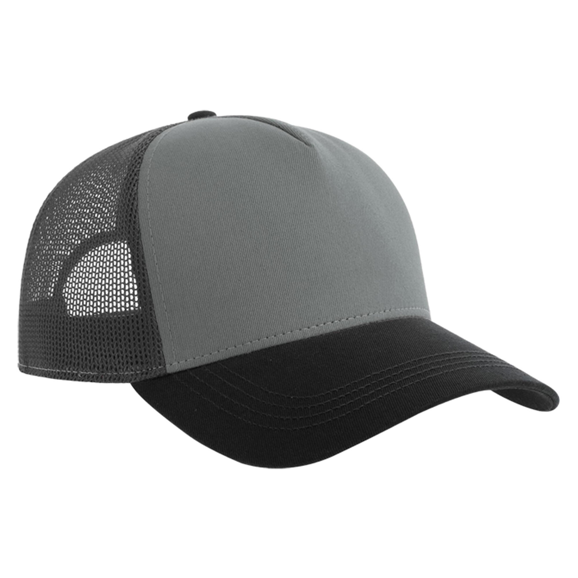 Casquette Trucker RAPPER (Gris / Gris Foncé / Noir) 2/2