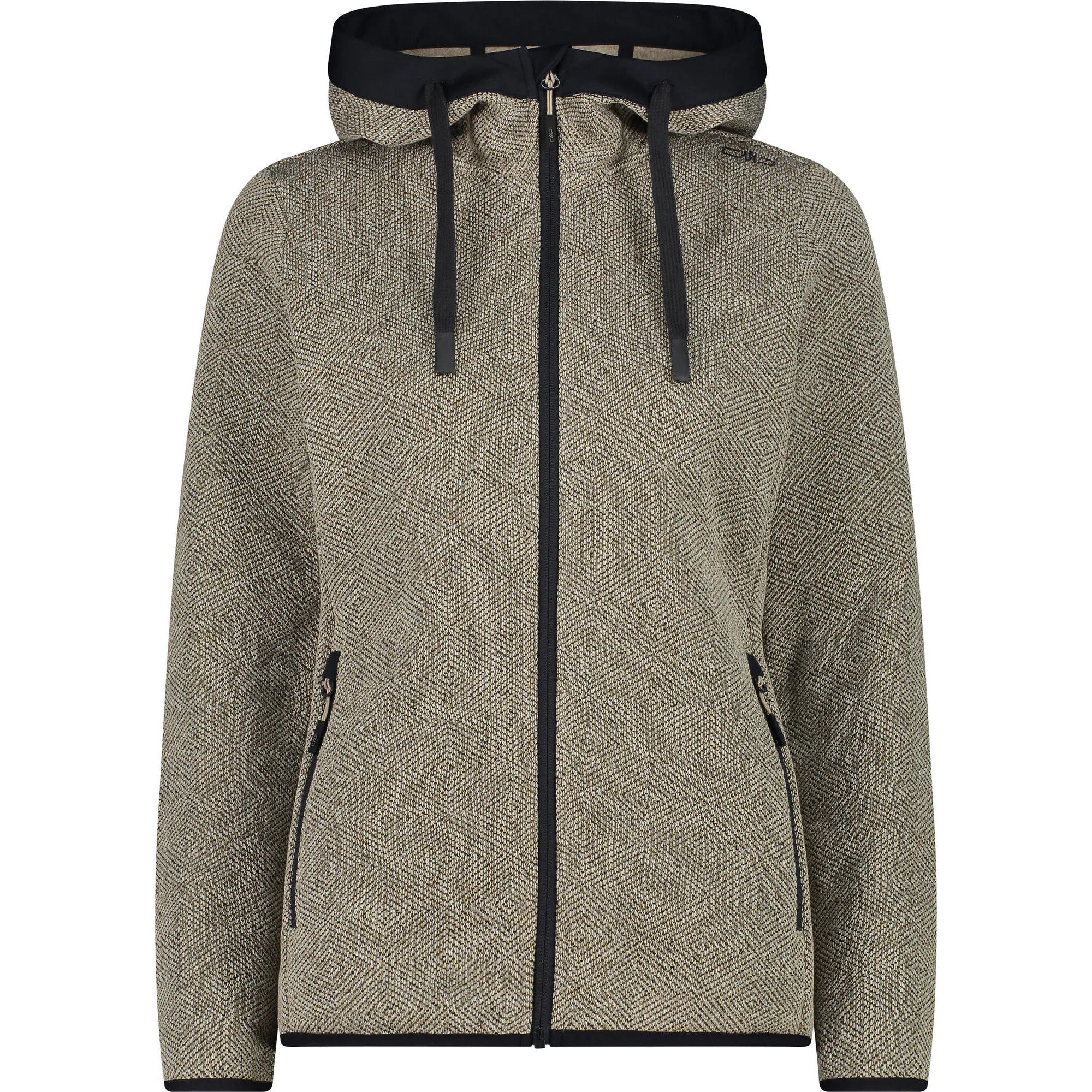 Veste de randonnée à capuche zippée femme CMP 1/3
