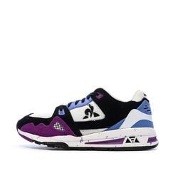 Baskets Noires/Blanches/Bleu Femme Le Coq Sportif R1100 Nineties