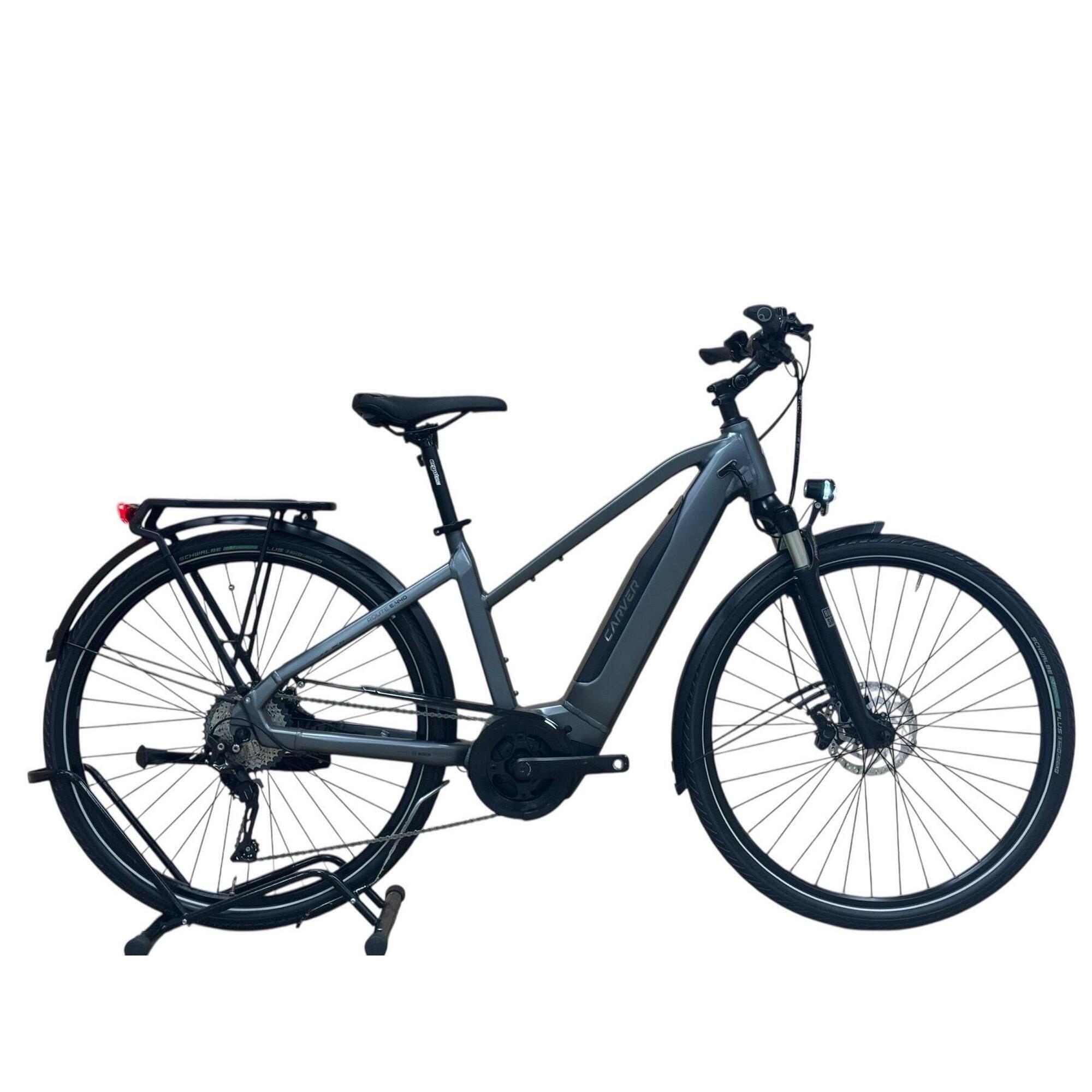 Carver - Reconditionné - Vélo Électrique Carver Route E.440 Xt - Comme Neuf - Vélo Ville - Gris|noir - Decathlon