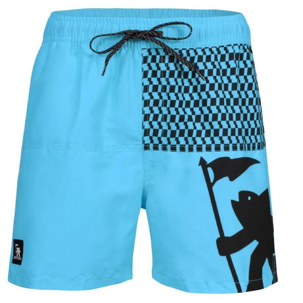 Men's Gotcha 963500 Blue/Black Swim Shorts