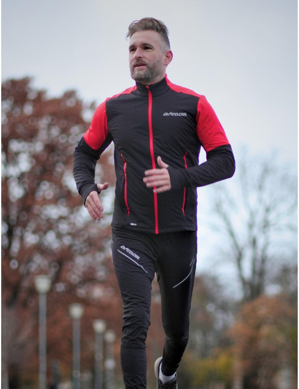Herren Winter Thermallaufset (2-tlg.) Pro Line Laufshirt Langarm + Laufhose Lang 2/4
