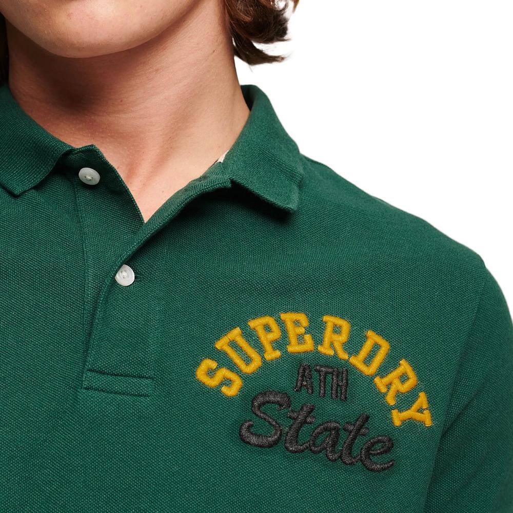 Polo Uomo Superdry Vintage Superstate Verde 2/2