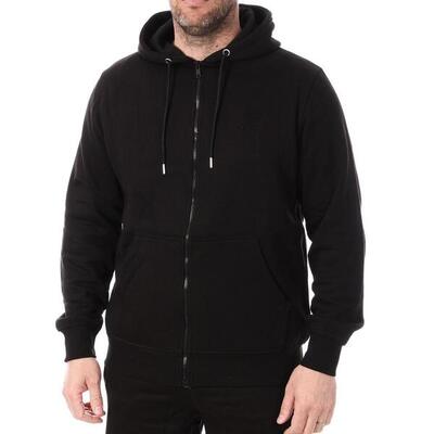 Felpa Uomo Nera con Zip Lotto LT23