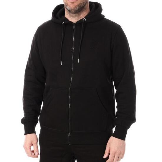 Sweat Zippé Noir Homme Lotto LT23