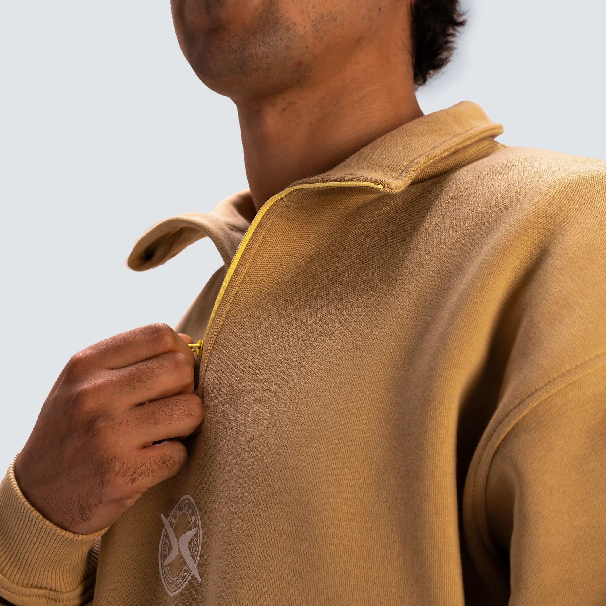Heren lifestyle sweater met halve rits AW25 6/7