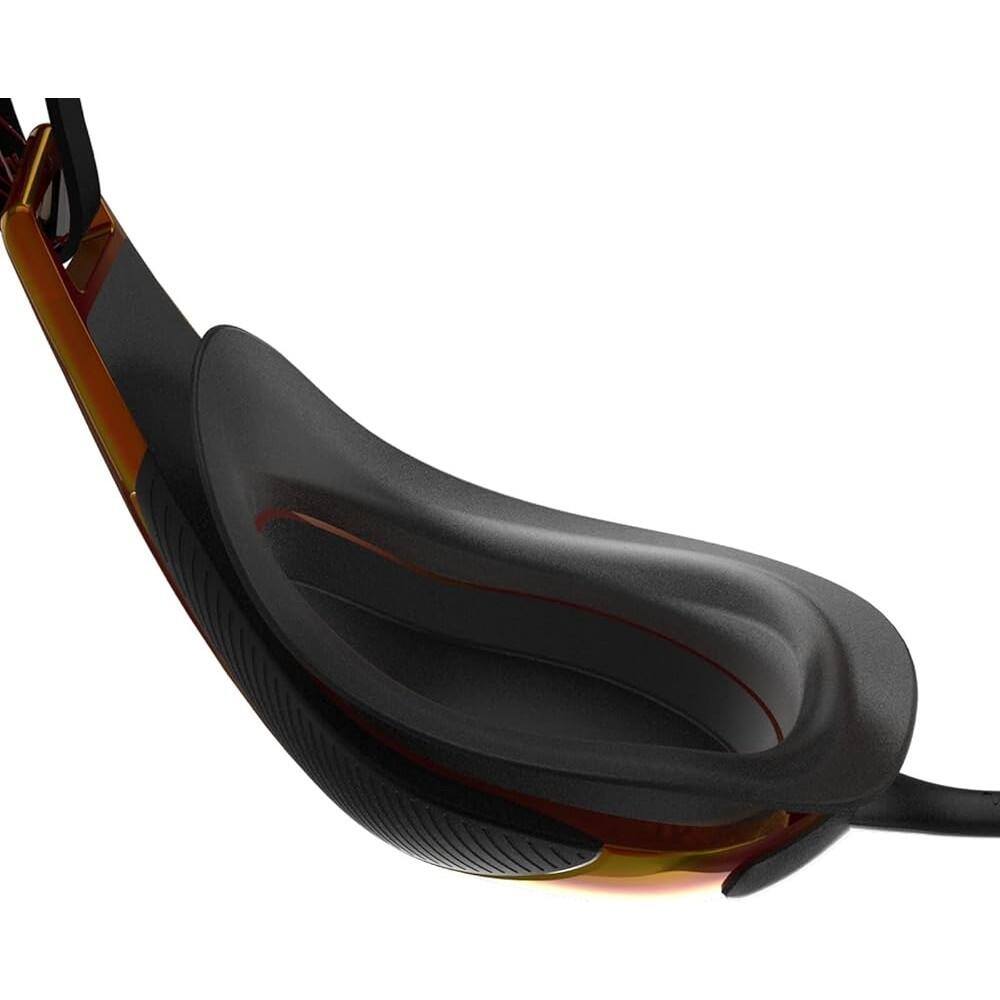 Lunettes De Natation FASTSKIN HYPER ELITE Adulte (Noir / Gris Oxyde / Rouge Feu) 4/4