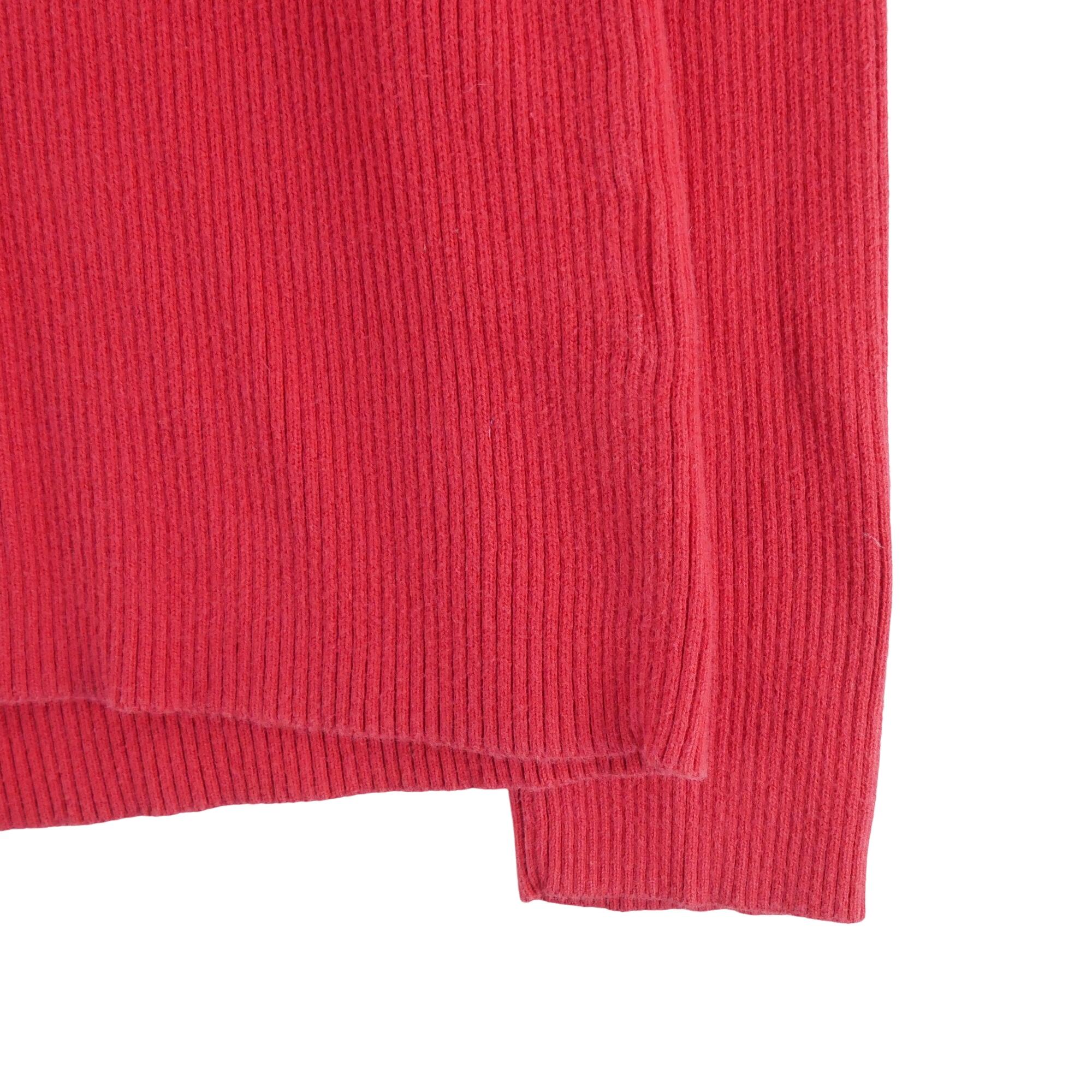 Reconditionné - Pull Femme col roulé Rouge - Très Bon État 4/6