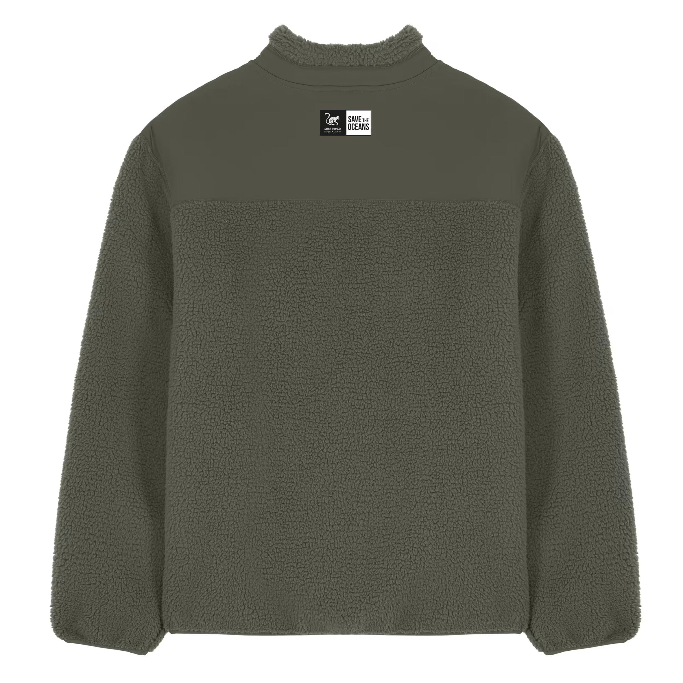 Chaqueta Sherpa - Esquí - Unisex - Forro Sherpa, reciclada - Verde oscuro 2/3