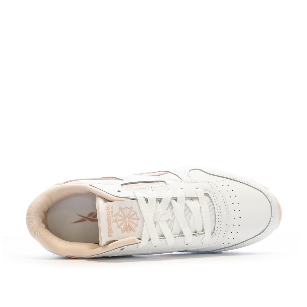 Reebok Classic Leather Dames Sneakers Wit/Roze 4/7
