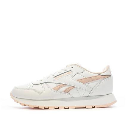 Zapatillas Reebok Classic Leather Blancas y Rosas para Mujer