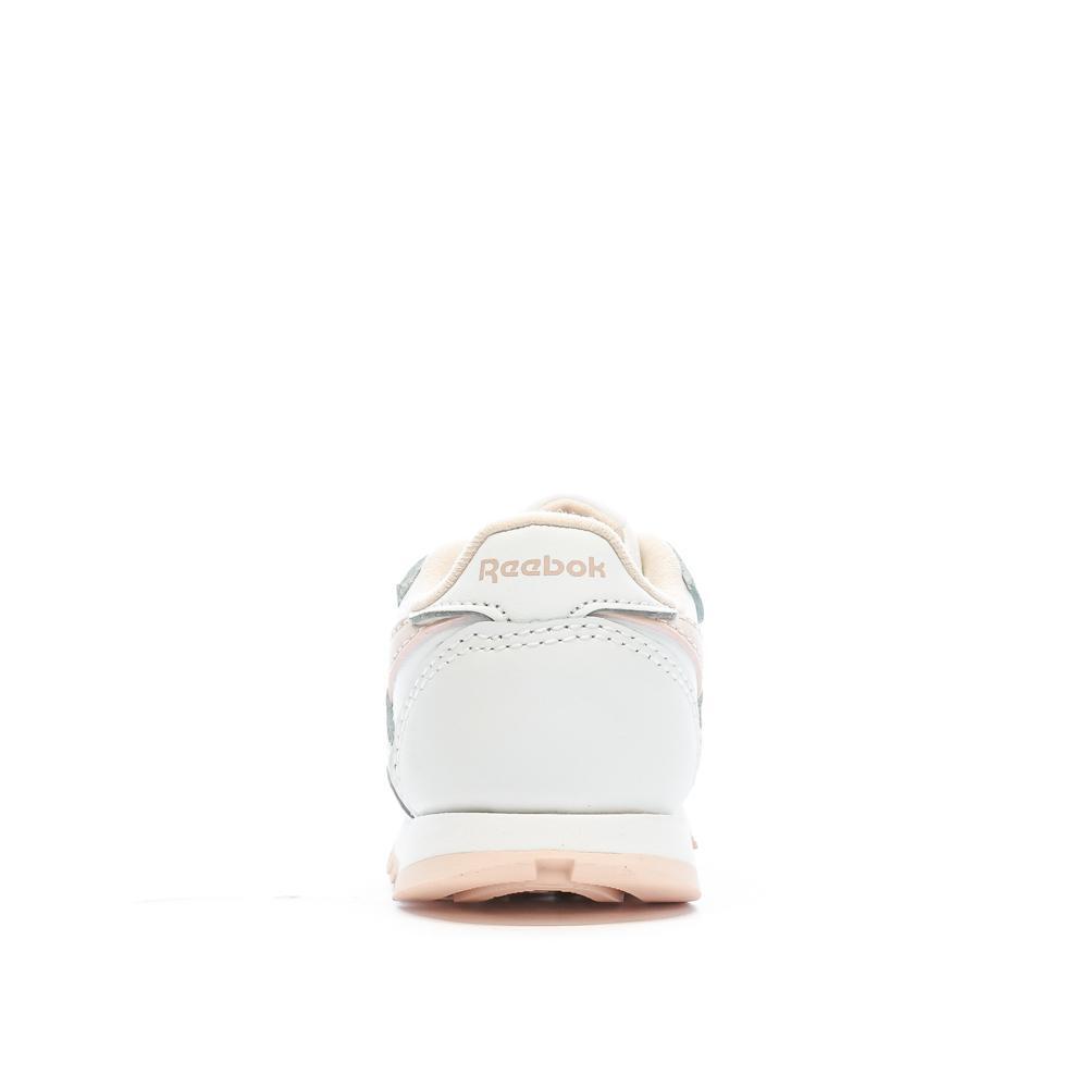 Baskets Blanches/Rose Fille Reebok Classic Leather 100069854 3/7