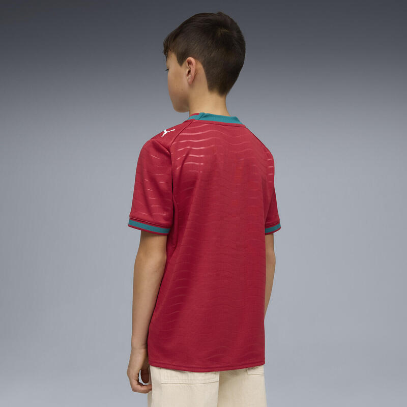 Tricou copii mânecă scurtă, V-Gât, 2026 Heimtrikot, roșu PUMA