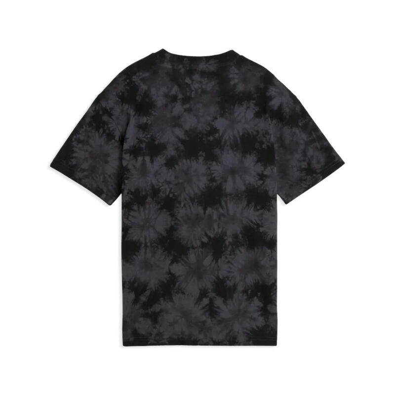 Tricou fitness copii croială lejeră Essentials Tie Dye, albastru-verde PUMA