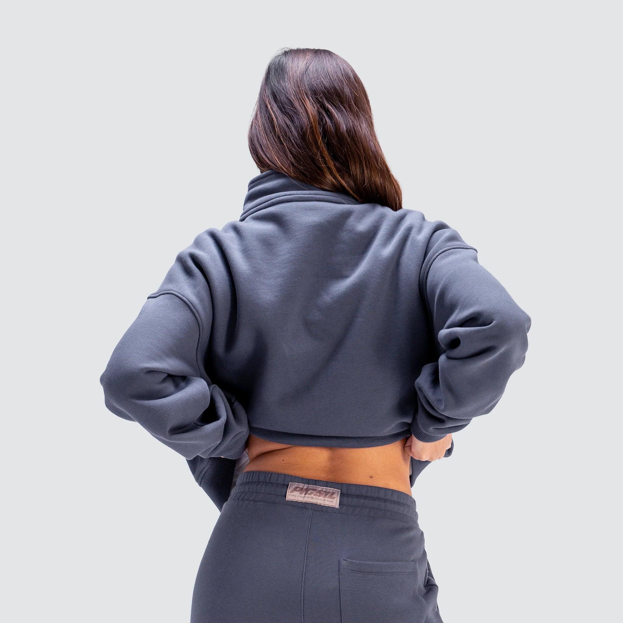 Felpa lifestyle donna con mezza zip AW25 7/7