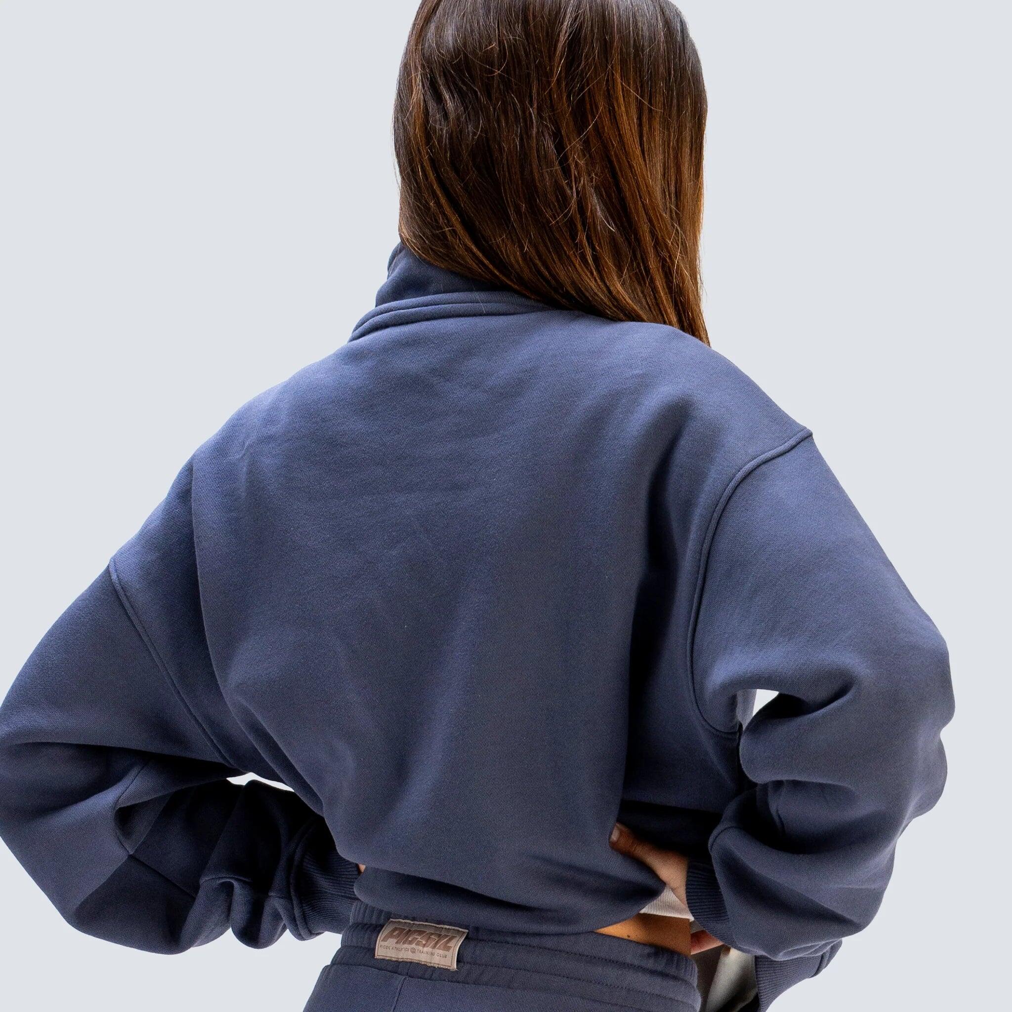 Felpa lifestyle donna con mezza zip AW25 6/7