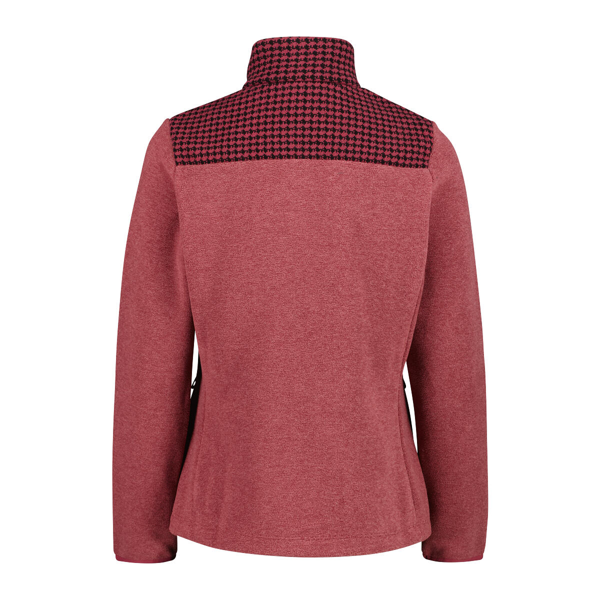 Dames fleece sweatshirt met rits en print CMP 2/3
