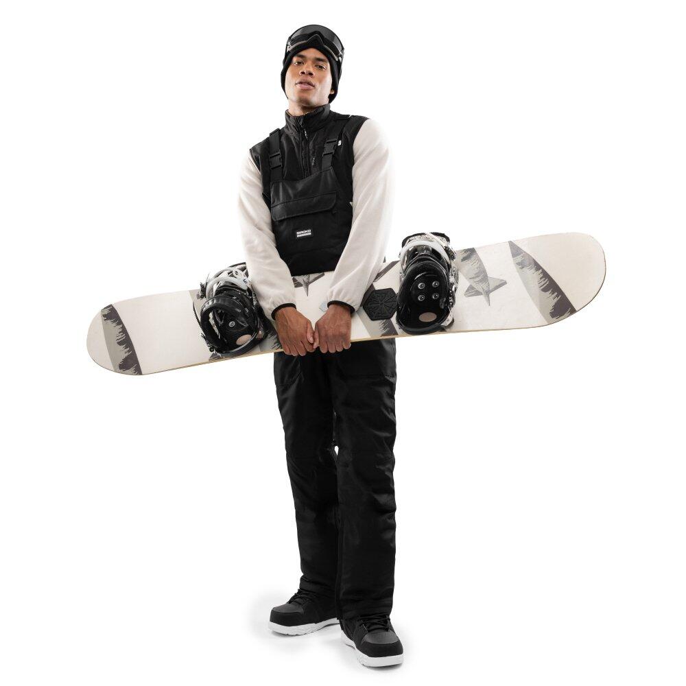 Salopette snowboard homme Sports d'hiver B1 Broad Peak Noir 3/8