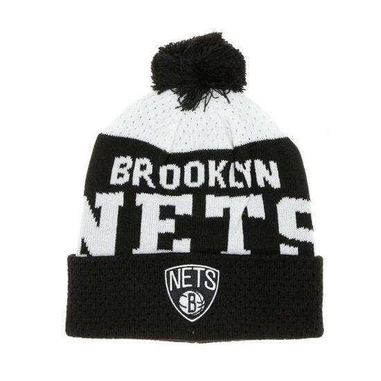 Brooklyn Nets NBA Collegiate Muts Zwart/Wit Jongens