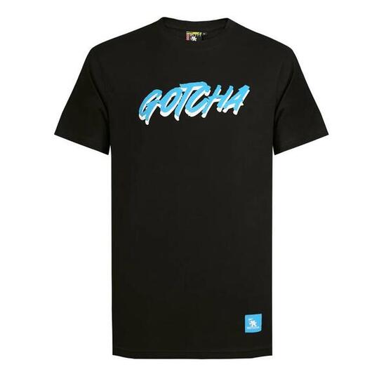 Camiseta Negra de Hombre Gotcha Yards