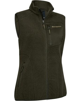 Gilet polaire Lady Atlas - Forest Green, doux et silencieux