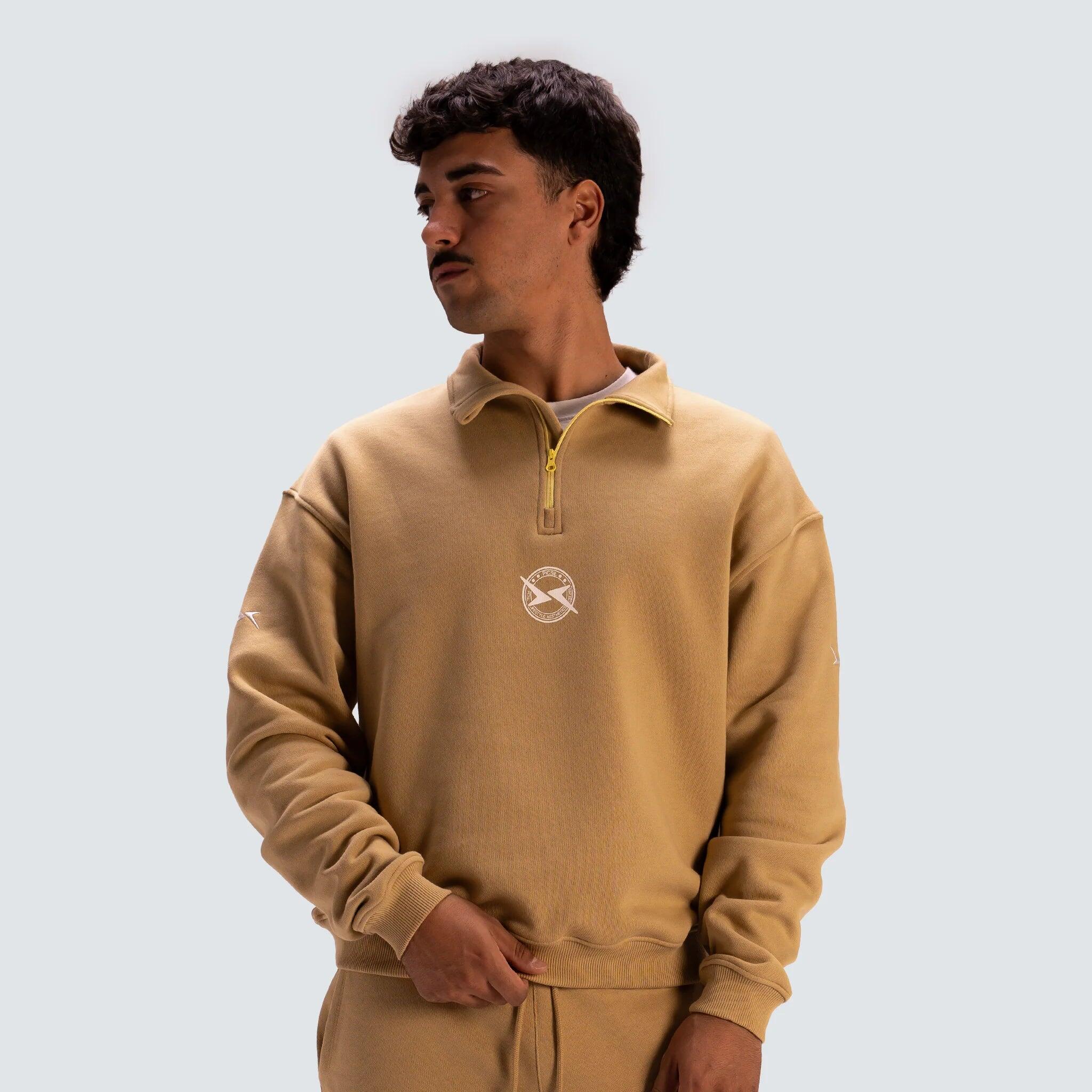 Heren lifestyle sweater met halve rits AW25 4/7