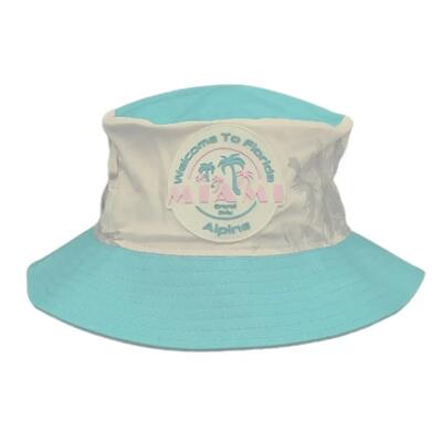 Cappello Bob Kappa Uomo Beige/Turchese - Collezione Esefyflad