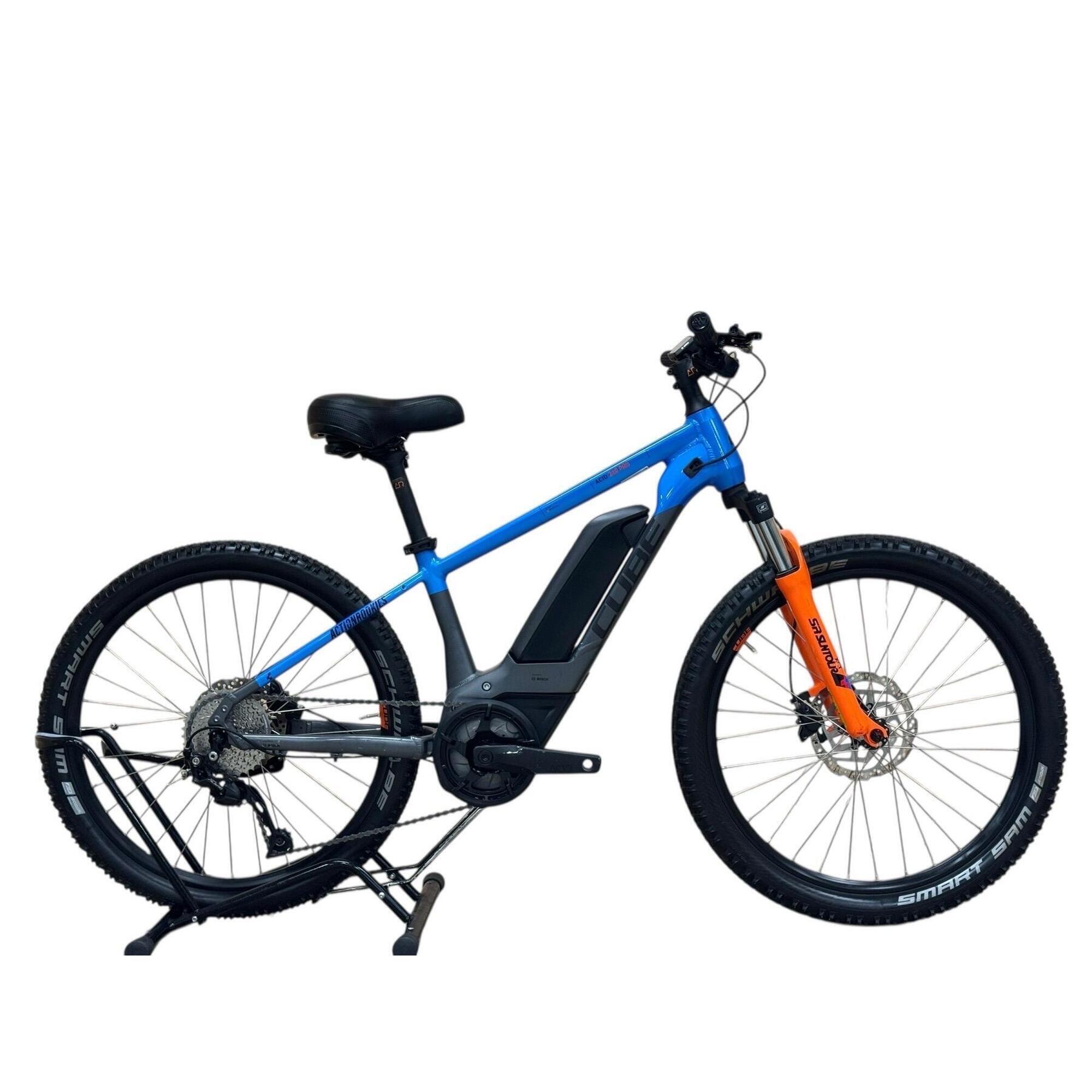 Cube - Reconditionné - Vtt Électrique Cube Acid 240 Hybrid Rookie Pro- Comme Neuf - Vélo Tout Terrain - Bleu|gris - Decathlon