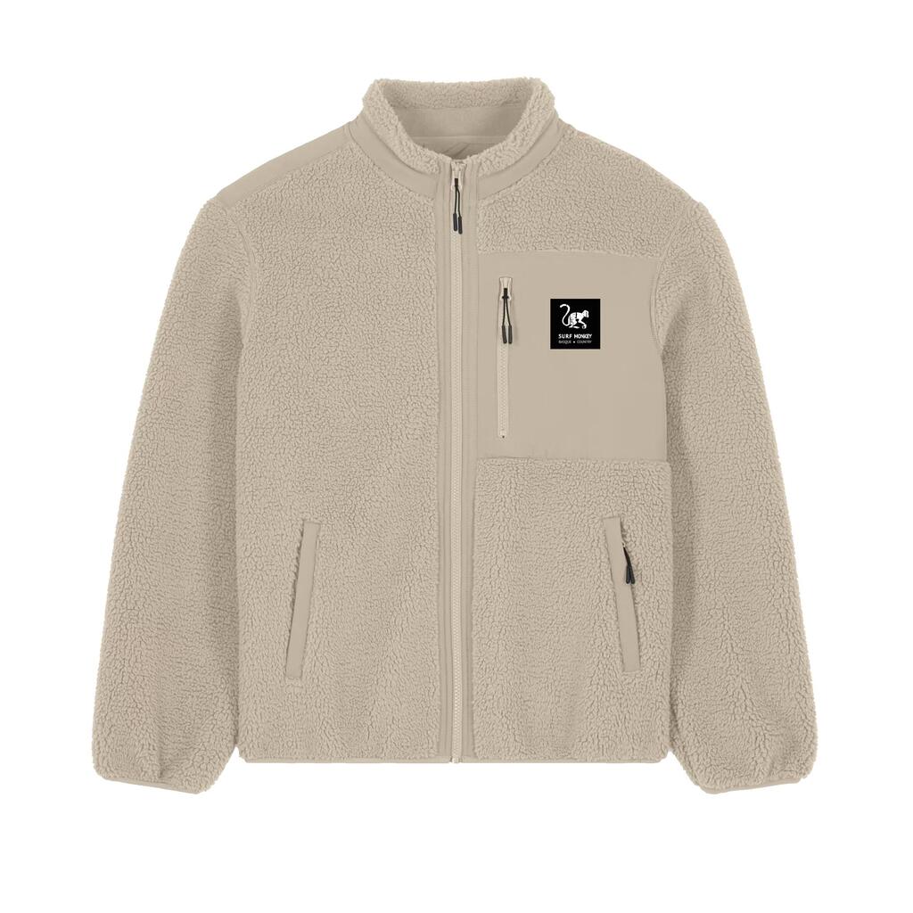Sherpa Fleece Lined Jacket - Classic Fit / Recycled (Beige)
