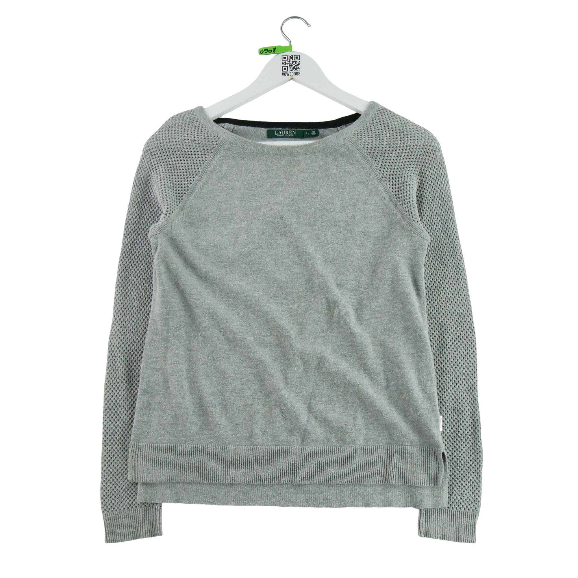 RALPH LAUREN Reconditionné - Pull Femme Gris - Très Bon État