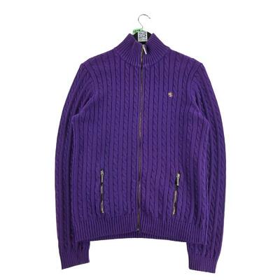 Tweedehands - dames volledige rits paarse trui - zeer goede staat