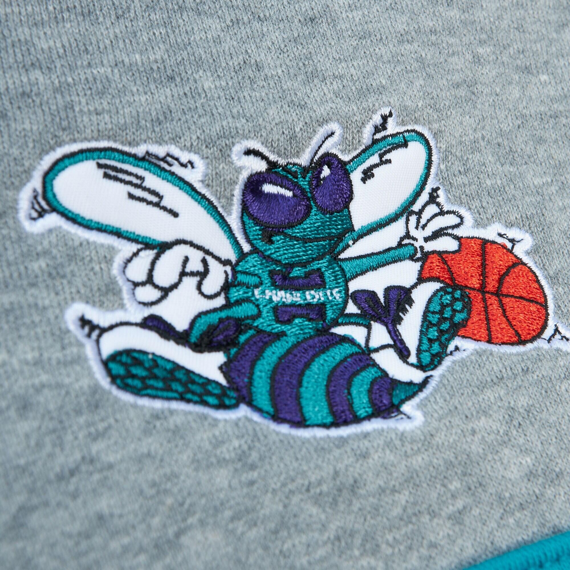 Sweatshirt à capuche Mitchell & Ness Head Coach Charlotte Hornets 3/3
