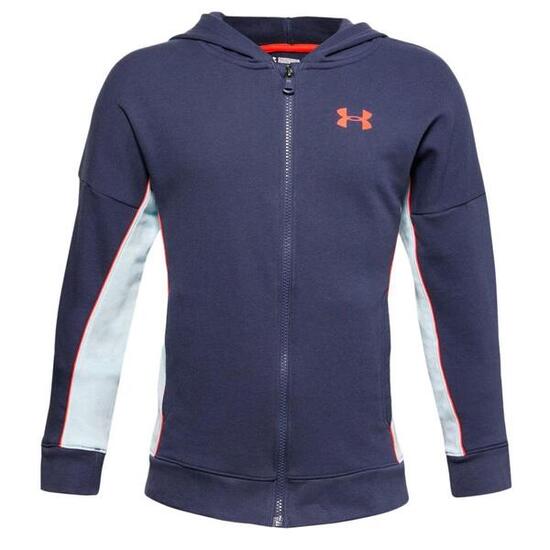 Under Armour Rival Terry Jungen Hoodie Marineblau