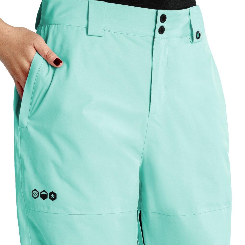 Calças de snowboard para mulher Desportos de inverno P1 Glacier-W Turquesa 4/7